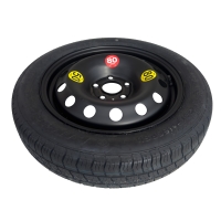 Kit - Pneu suplente VOLVO V70 I R16 5x108x65,1 + chave de caixa + macaco + capa para macaco