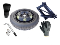 Kit - Pneu suplente ABARTH 500 I R17 4x98x58,1 + chave de caixa + macaco + capa para macaco