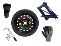 Kit - Pneu suplente OPEL AGILA B R16 4x100x54,1 + chave de caixa + macaco + capa para macaco