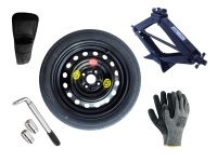 Kit - Pneu suplente MAZDA 2 II R15 4x100x54,1 + chave de caixa + macaco + capa para macaco