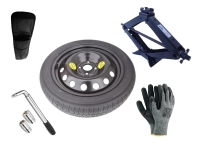 Kit - Pneu suplente TOYOTA AYGO X R16 4x100x54,1 + chave de caixa + macaco + capa para macaco