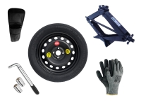 Kit - Pneu suplente HYUNDAI BAYON R16 4x100x54,1 + chave de caixa + macaco + capa para macaco