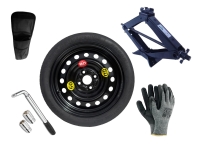 Kit - Pneu suplente CHEVROLET SPARK II R15 4x100x56,5 + chave de caixa + macaco + capa para macaco