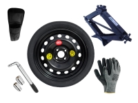 Kit - Pneu suplente OPEL CALIBRA R16 4x100x56,5 + chave de caixa + macaco + capa para macaco