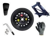 Kit - Pneu suplente SEAT Mii R16 4x100x57,1 + chave de caixa + macaco + capa para macaco