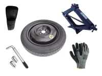 Kit - Pneu suplente RENAULT EXPRESS R15 4x100x60,1 + chave de caixa + macaco + capa para macaco