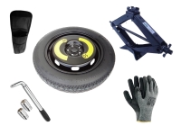 Kit - Pneu suplente VW TIGUAN R18 5x112x57,1 + chave de caixa + macaco + capa para macaco